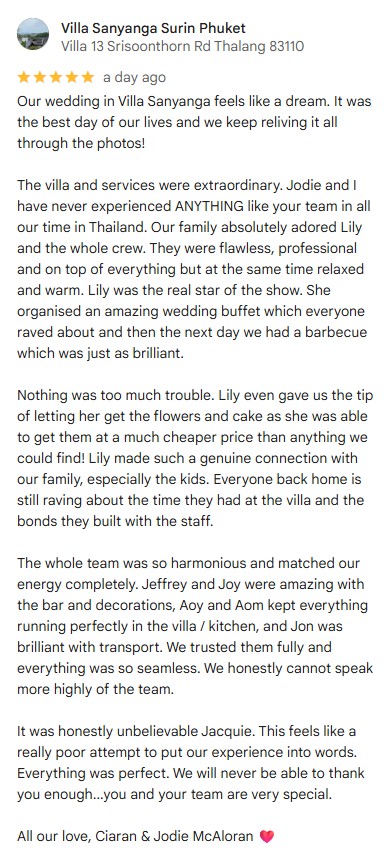 Villa Sanyanga - Ciaran McLoran